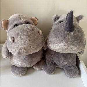 San Diego Zoo Hippo & Rhino Plush